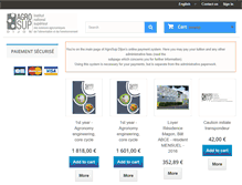 Tablet Screenshot of paiements.agrosupdijon.fr
